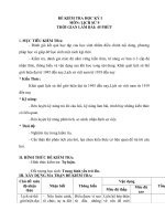 Đề Kiểm tra cuối kỳ I Lịch sử lớp 9