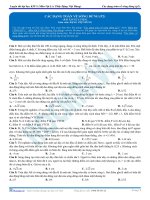 Tuyển tập câu hỏi trắc nghiệm môn vật lý phần sóng cơ (14)