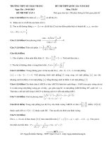 ĐỀ THI THPT QUỐC GIA NĂM 2015