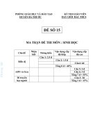 Đề học sinh giỏi môn sinh học lớp 9 tham khảo luyện thi  (10)