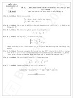 ĐỀ TỰ LUYỆN HSG TOÁN TỈNH ĐỒNG THÁP 2013 LẦN 1