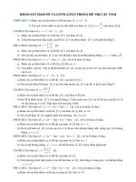 Đề thi đại học phần khảo sát hàm số các năm 2010 2015