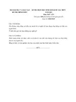 Đề thi học sinh giỏi quốc gia môn văn năm 2015