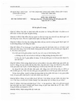 Tổng hợp đề thi HSG cấp tỉnh năm học 2008 - 2009 môn sinh