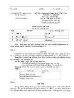 Đề thi học sinh giỏi bậc THPT tỉnh Ninh Thuận năm 2014 - 2015_MÔN TIN HỌC