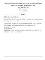 Đề thi lịch sử tốt nghiệp12 năm 2009   2010 đề tham khảo