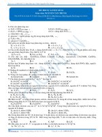 THI THỬ HÓA HỌC NĂM 2014 THẦY NGUYỄN TẤN TRUNG SỐ 14