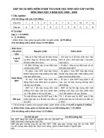 Đề sưu tầm môn sinh học lớp 9 tham khảo bồi dưỡng học sinh (46)