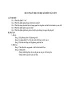 Đề kiểm tra cuối kỳ II Toán lớp 9