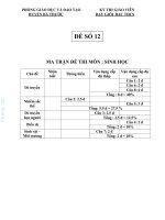 Đề học sinh giỏi môn sinh học lớp 9 tham khảo luyện thi  (2)