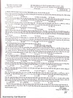 đề thi khảo sát chất lượng lớp 12 lần 3