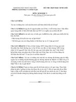 Đề và đáp án thi học sinh giỏi môn sinh học lớp 9 sưu tầm (10)