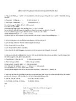 Đề thi thử Quốc gia năm 2015 môn Sinh học trường THPT Phước Bình, Bình Phước