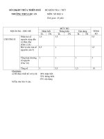 Đề kiểm tra 1 tiết môn số học lớp 6   trường THCS lộc an