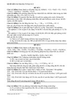 bộ đề kiểm tra hóa lớp 10 học kì 2