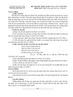 Đề thi thử THPT Quốc gia lần 2 năm 2015 môn Ngữ Văn trường THPT Chuyên Đại học Vinh, Nghệ An