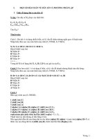 Chuyên đề dãy số thi máy tính Casio