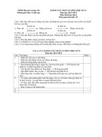 Đề kiểm tra, giao lưu học sinh sinh học lớp 6 tham khảo (6)