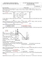 Đề thi thử THPT Quốc gia năm 2015 môn Hóa học trường THPT Chuyên Phan Bội Châu, Nghệ An