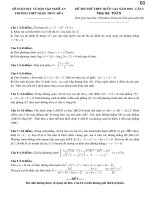 Đề thi mẫu THPT quốc gia môn toán năm 2015 Trường THPT Đặng Thúc Hứa