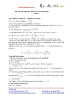 Đề thi thử Đại học năm 2013 - môn Toán (Đề 4)