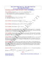 đề thi thử thpt quốc gia môn toán,đề số 26