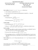 đề thi HSG toán lớp 10 Bắc Giang năm 2013