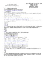 Đề thi trắc nghiệm môn sinh học lớp 9  kiểm tra năng lực học sinh  (35)