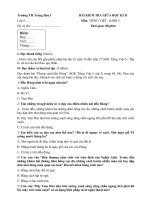 Đề kiểm tra học kì II lớp 5 năm 2015 môn Tiếng Việt trường tiểu học Trung Hòa 1