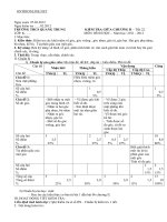 Đề thi kiểm tra hình học lớp 6 chương II năm học 2012   trường THCS quang trung