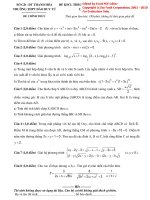 Đề thi thử Đại học môn Toán Lần 1 năm 2015 trường THPT Đào Duy Từ tỉnh Thanh Hóa