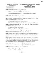 Đề thi mẫu THPT quốc gia môn toán năm 2015 Sở giáo dục và đào tạo tỉnh Đăk Nông