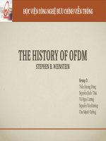 Thuyết trình môn thông tin di động LỊCH SỬ CỦA OFDM.doc