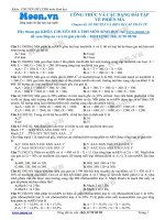 bài 8 Công thức và các dạng bài tập về phiên mã