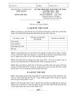 Đề thi học sinh giỏi bậc THPT tỉnh Ninh Thuận năm 2014 - 2015_MÔN SỬ