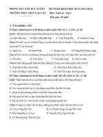 Đề thi tham khảo HK 2 lịch sử 7 (2013   2014)   THCS trần cao vân