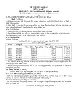 Đề thi thử Đại học cao đẳng năm 2013 môn Địa lý số 10