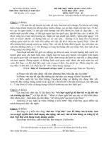 Đề thi thử ĐH môn Văn lần 2 năm 2015 trường THPT Hàn Thuyên, Bắc Ninh