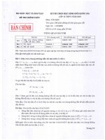 Đề thi học sinh giỏi Quốc gia lớp 12 THPT năm 2010 - môn Tin học