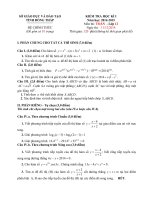 Đề kiểm tra học kỳ 1 lớp 12 năm 2014 - 2015 Sở GDĐT tỉnh Đồng Tháp