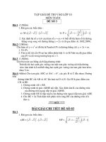 Tập giải đề thi vào lớp 10 môn toán   đề số 3