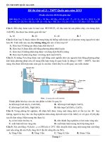 Đề thi thử số 3 THPT Quốc gia môn Hóa năm 2015