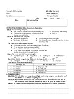 Sưu tầm đề học sinh giỏi sinh học lớp 8 tham khảo bồi dưỡng các năm (46)