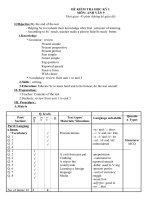 Kiểm tra Học kỳ I Tiếng Anh lớp 9