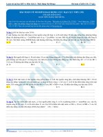 Bài 8.Bài tập trắc nghiệm về số điểm dao động cực đại 2