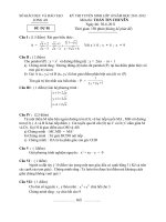 Đề thi học sinh giỏi tỉnh Cà Mau lớp 12 năm 2012 môn Tin học