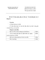 Đề kiểm tra học kì II trường THCS Phù Lỗ môn Mỹ thuật lớp 6 - Đề số 5