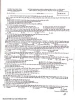 đề thi khảo sát chất lượng lớp 12 lần 2