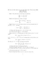 đề tuyển sinh cao học đại học vinh môn đại số và giải tích