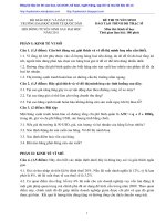 Đề thi cao học trường Kinh tế Quốc Dân năm 2011 - Môn kinh tế học